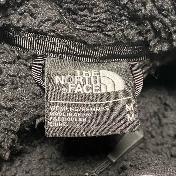 The North Face Jacket Women's Medium Black Osito Shaggy Fleece Full Zip Jacket - Picture 11 of 13